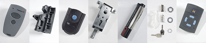 Diverse Ersatzteile und Handsender aller gängigen Hersteller von Garagentoren